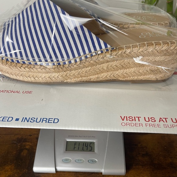 Franco Sarto Nautical Espadrilles Platforms Sandals Shoes Size 10M - Picture 12 of 12